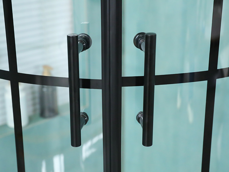 SE Arc Shape Hærdet glas Badeværelse Dobbelt glidende brusekabine SE Arc Shape Hærdet glas Badeværelse Dobbelt glidende brusekabine