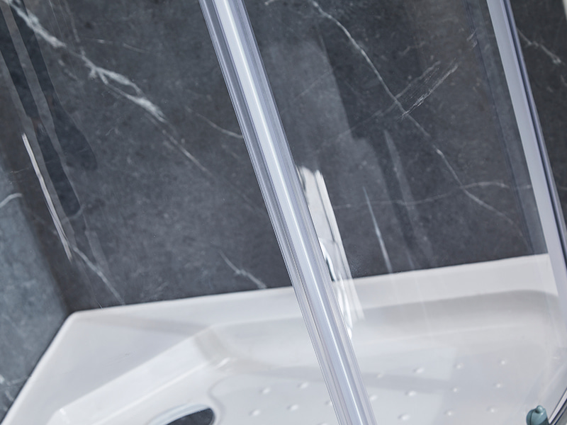 SE Krom aluminiumsprofil skydebrusekabine til badeværelse SE Krom aluminiumsprofil skydebrusekabine til badeværelse