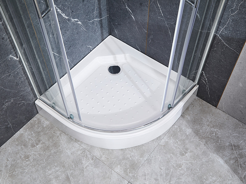 SE Krom aluminiumsprofil skydebrusekabine til badeværelse SE Krom aluminiumsprofil skydebrusekabine til badeværelse