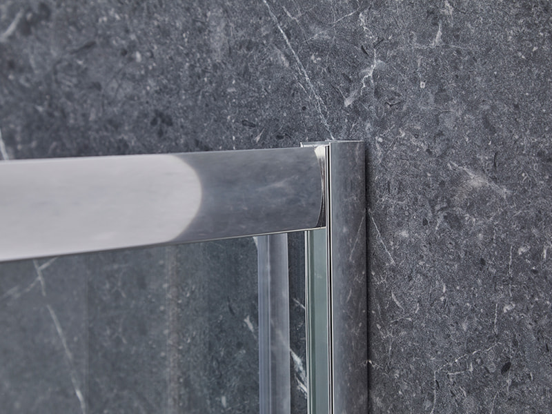 SE Krom aluminiumsprofil skydebrusekabine til badeværelse SE Krom aluminiumsprofil skydebrusekabine til badeværelse